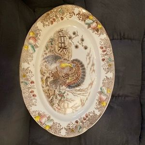 Vintage turkey platter. Oven proof